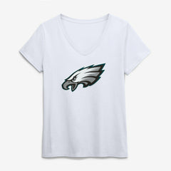 Logo Athletic Women's Primary Logo V-Neck T-Shirt - Philadelphia Eagles T-shirts