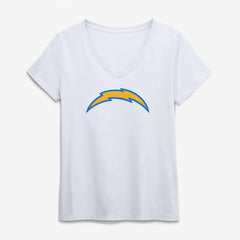 Logo Athletic Women's Primary Logo V-Neck T-Shirt - Los Angeles Chargers T-shirts