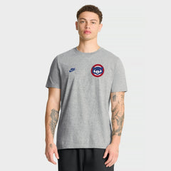 Heather Gray Chicago Cubs Nike Cooperstown 2-Hit T-Shirt