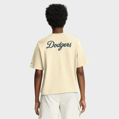 Cream Los Angeles Dodgers Nike Women's City Connect Pocket Boxy T-Shirt