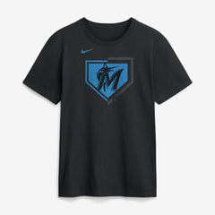 Black Miami Marlins Nike Icon T-Shirt
