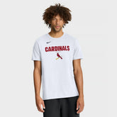 White St. Louis Cardinals Nike Bold Team Name T-Shirt