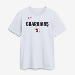 White Cleveland Guardians Nike Bold Team Name T-Shirt