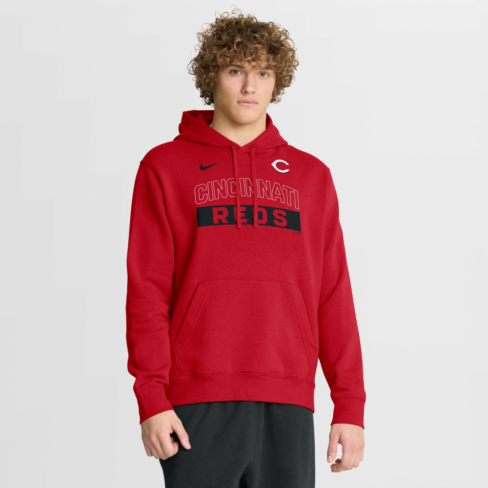 Red Cincinnati Reds Nike Primetime Club Hoodie