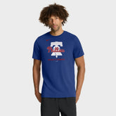 Royal Philadelphia Phillies Nike Tri-Blend Logo T-Shirt