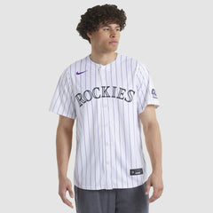 White Colorado Rockies Nike Home Limited Player Jersey