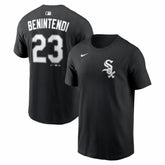 Black Andrew Benintendi Chicago White Sox Nike Home Name & Number T-Shirt