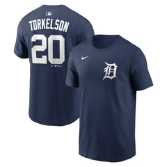 Navy Spencer Torkelson Detroit Tigers Nike Home Name & Number T-Shirt