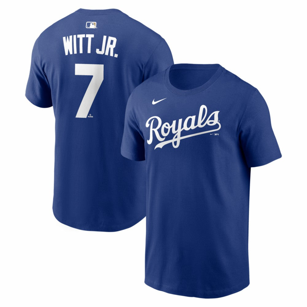 Royal Bobby Witt Jr. Kansas City Royals Nike Name & Number T-Shirt