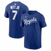 Royal Bobby Witt Jr. Kansas City Royals Nike Name & Number T-Shirt