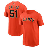 Orange Jung Hoo Lee San Francisco Giants Nike Name & Number T-Shirt