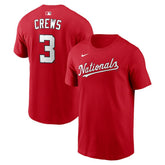 Red Dylan Crews Washington Nationals Nike Home Name & Number T-Shirt