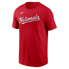 Red James Wood Washington Nationals Nike Home Name & Number T-Shirt