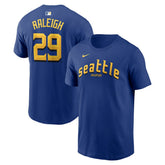 Royal Cal Raleigh Seattle Mariners Nike City Connect Name & Number T-Shirt