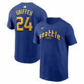 Royal Ken Griffey Jr. Seattle Mariners Nike City Connect Name & Number T-Shirt