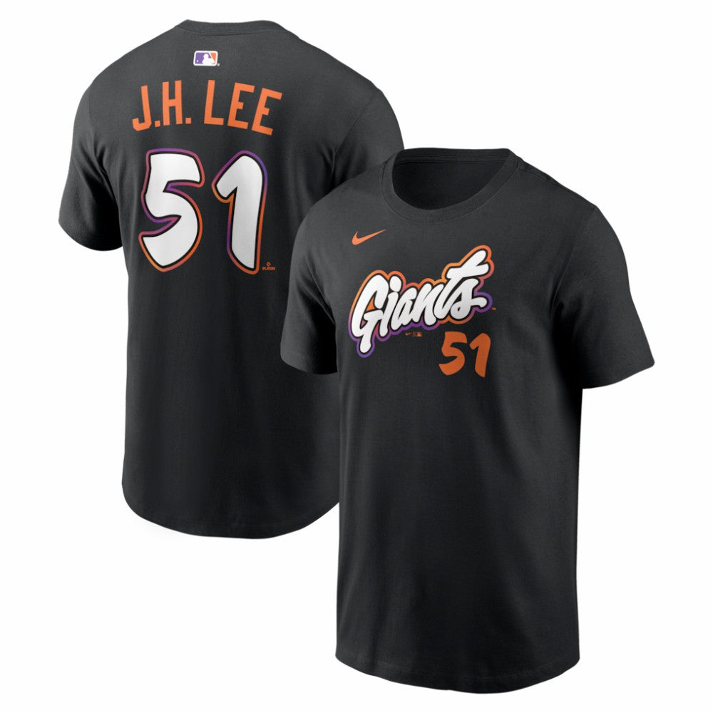 Black Jung Hoo Lee San Francisco Giants Nike City Connect Name & Number T-Shirt