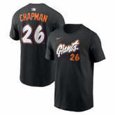 Black Matt Chapman San Francisco Giants Nike City Connect Name & Number T-Shirt