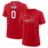 Red Masyn Winn St. Louis Cardinals Nike Women's Name & Number T-Shirt