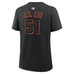 Black Jung Hoo Lee San Francisco Giants Nike Women's Name & Number T-Shirt