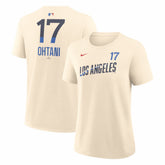 Natural Shohei Ohtani Los Angeles Dodgers Nike Women's City Connect Name & Number T-Shirt