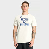Cream Kansas City Royals Nike Cooperstown Collection ‘70s Inspired T-Shirt