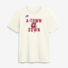 Cream Atlanta Braves Nike Cooperstown Collection ‘70s Inspired T-Shirt