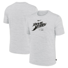Ash Tampa Bay Rays Nike Authentic Collection Velocity Performance Practice T-Shirt