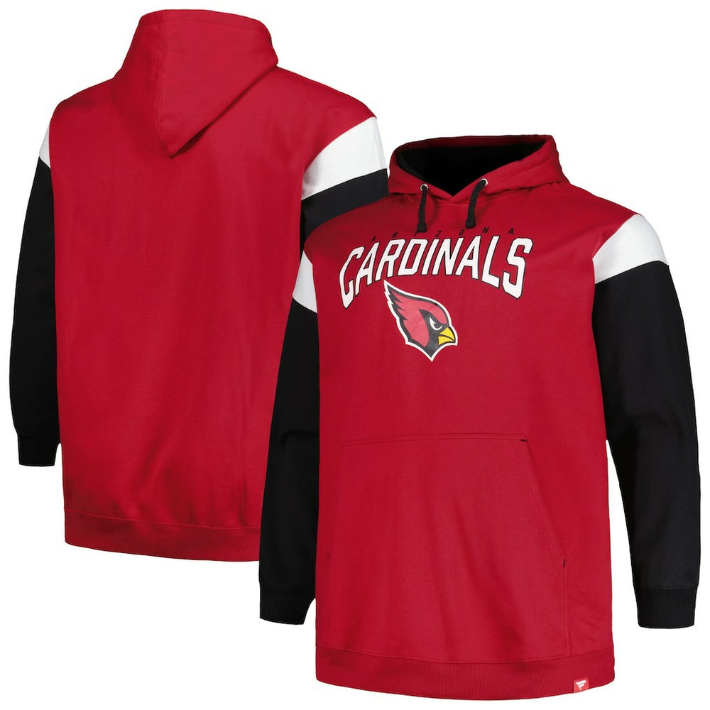 Profile Big & Tall Trench Battle Pullover Hoodie - Arizona Cardinals Hoodies