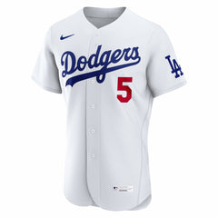 White Freddie Freeman Los Angeles Dodgers Nike Home Authentic Jersey