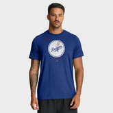 Royal Los Angeles Dodgers Nike Tri-Blend Logo T-Shirt