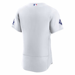 White Los Angeles Dodgers Nike Home Sponsor Patch Authentic Jersey