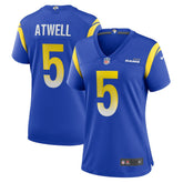 Tutu Atwell Women's Home Game Jersey - Los Angeles Rams Jerseys