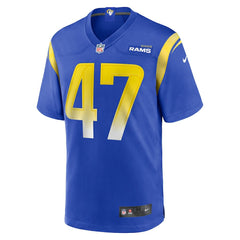 Alex Ward Home Game Jersey - Los Angeles Rams Jerseys