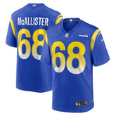 Mike McAllister Home Game Jersey - Los Angeles Rams Jerseys