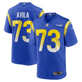 Steve Avila Home Game Jersey - Los Angeles Rams Jerseys