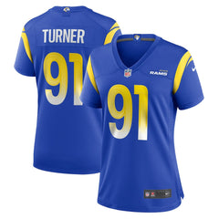 Kobie Turner Women's Home Game Jersey - Los Angeles Rams Jerseys