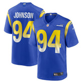 Desjuan Johnson Home Game Jersey - Los Angeles Rams Jerseys