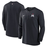 Navy Minnesota Twins Nike Authentic Collection Game Time Performance Quarter-Zip Top