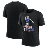 Josh Allen Player Graphic T-Shirt - Buffalo Bills T-shirts