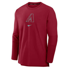 Red Arizona Diamondbacks Nike Authentic Collection Player Dri-FIT Lightweight Pullover