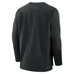Black Colorado Rockies Nike Authentic Collection Player Dri-FIT Lightweight Pullover