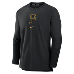 Black Pittsburgh Pirates Nike Authentic Collection Player Dri-FIT Lightweight Pullover