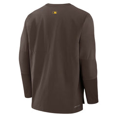 Brown San Diego Padres Nike Authentic Collection Player Dri-FIT Lightweight Pullover