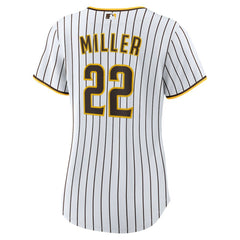White Mason Miller San Diego Padres Nike Women's Home Replica Jersey