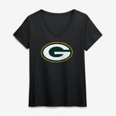 Logo Athletic Women's Primary Logo V-Neck T-Shirt - Green Bay Packers T-shirts
