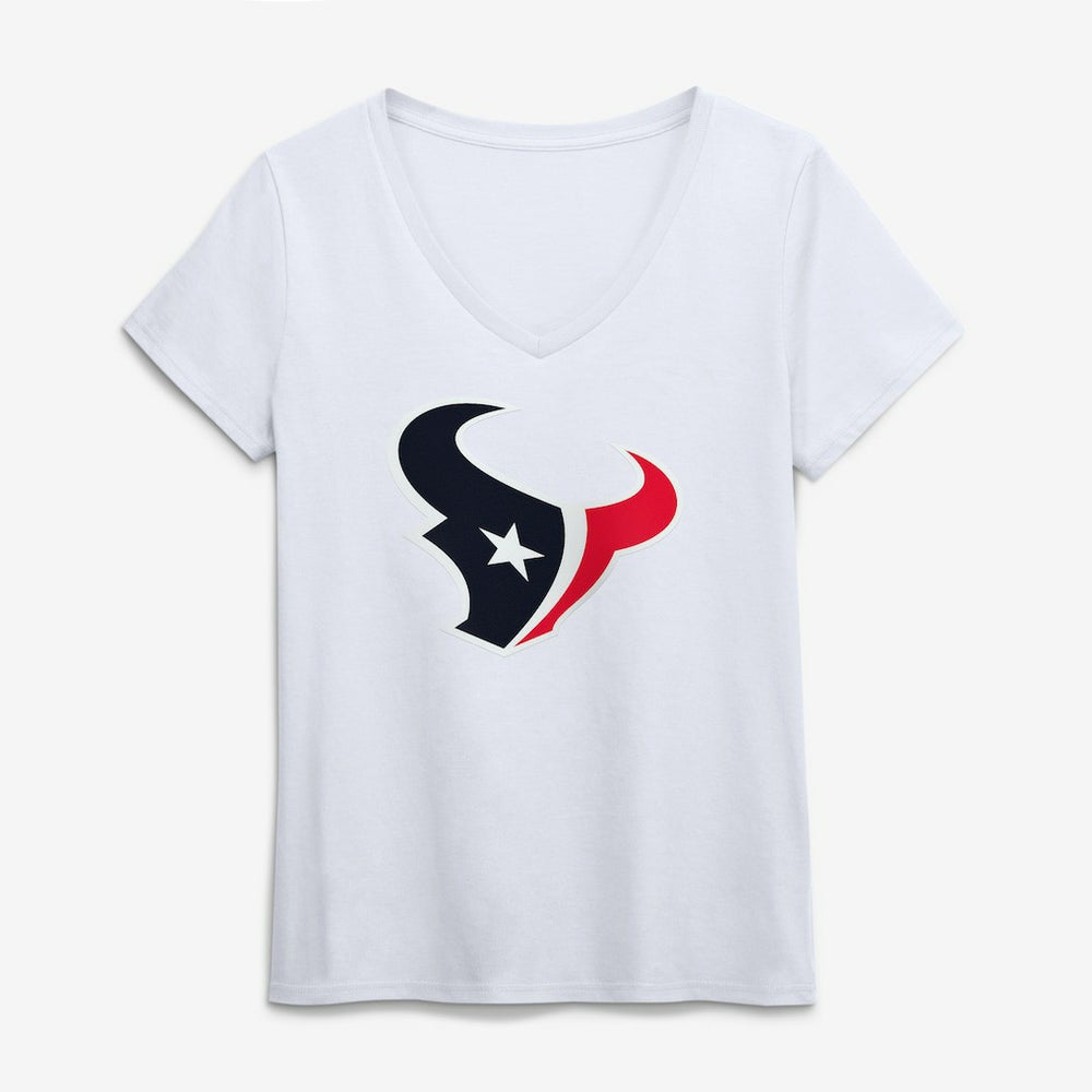 Logo Athletic Women's Primary Logo V-Neck T-Shirt - Houston Texans T-shirts