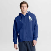 Royal Los Angeles Dodgers Nike Primetime Lockup Full-Zip Hoodie
