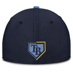Navy Tampa Bay Rays Nike Primetime Rise Dri-FIT Flex Hat