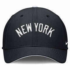 Navy New York Yankees Nike Primetime Rise Dri-FIT Flex Hat