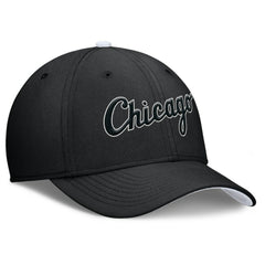 Black Chicago White Sox Nike Primetime Rise Dri-FIT Flex Hat
